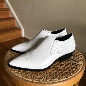 REBECCA MINKOFF White Western Shoes